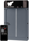 RUN-CHICKEN Door T50 – Automatic Chicken Coop Door Opener, Battery Powered & Weatherproof Aluminum, Smart App & Timer Control, Predator Proof, Easy Install, Reliable All-Season Performance (Gray)