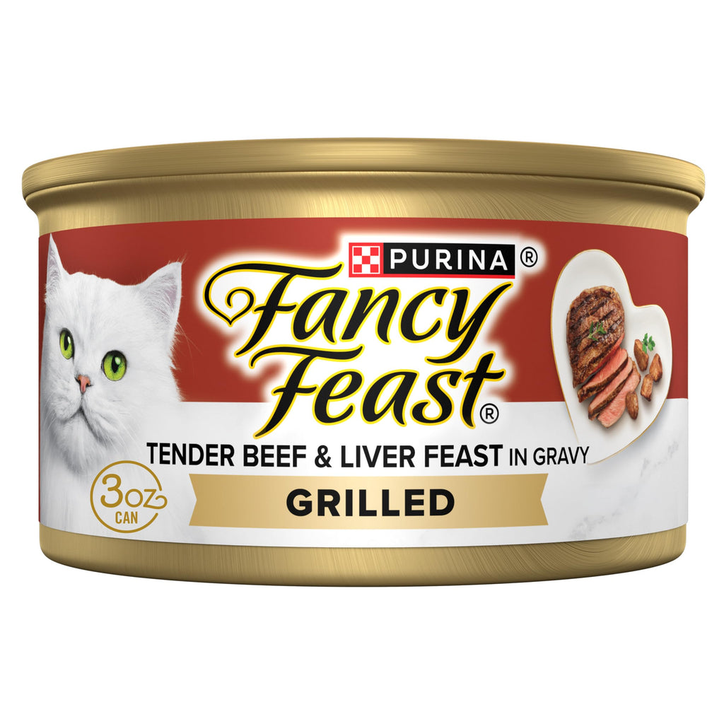 Purina Fancy Feast Tender Beef & Liver Feast in Gravy (24) 3oz Cans