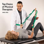 OPTP The Original Stretch Out Strap with Exercise Book, USA-Made Yoga Strap