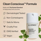 Buy now Honest Beauty Everyday Radiance Vitamin C Lightweight Moisturizer | Brightens + Improves Skin Tone | Gentle for Sensitive Skin, Fragrance Free, Vegan | 1.7 fl oz at indiglob india