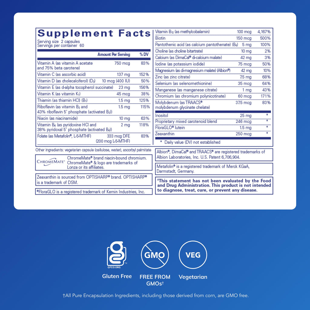 Pure Encapsulations Junior Nutrients, 120 Capsules