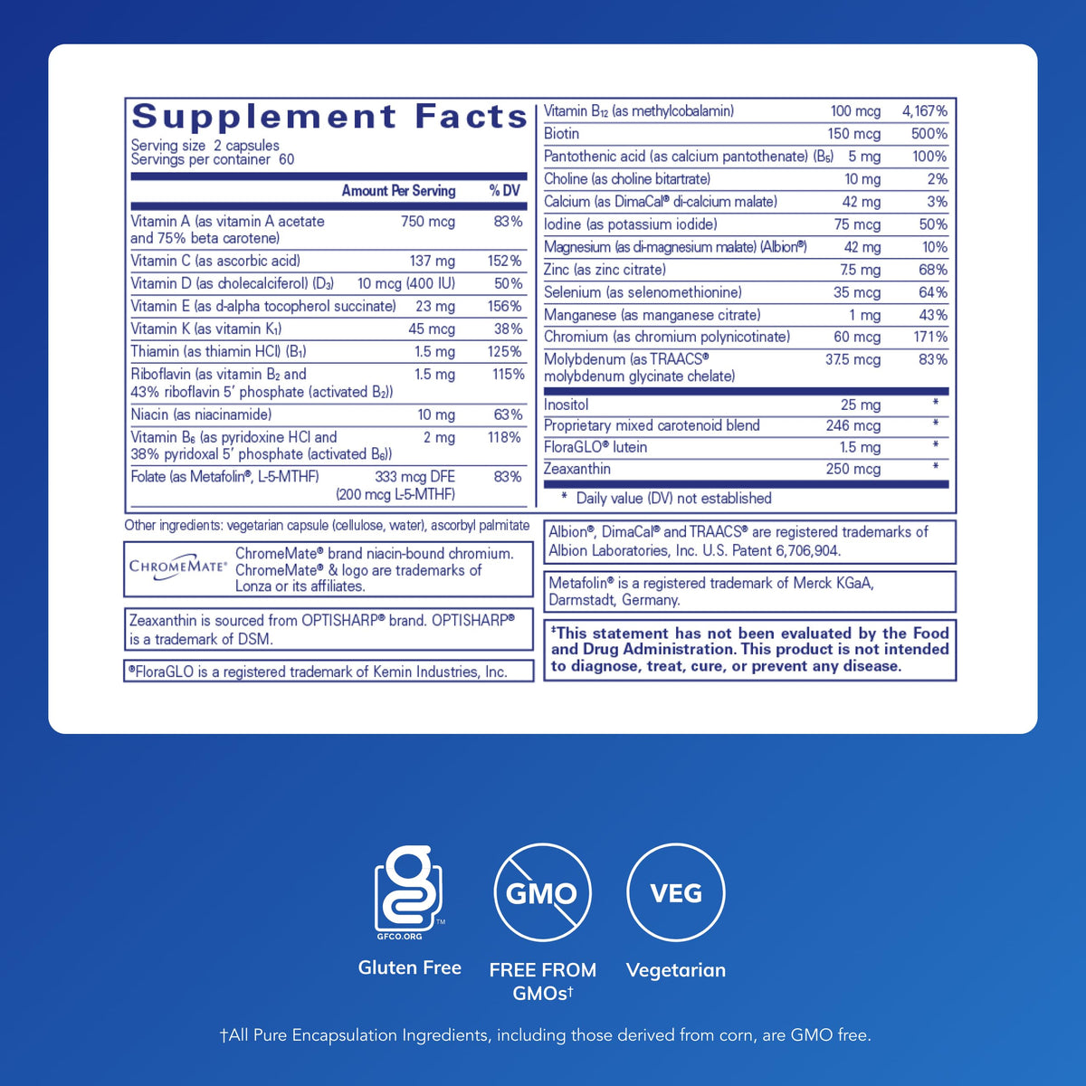 Pure Encapsulations Junior Nutrients, 120 Capsules