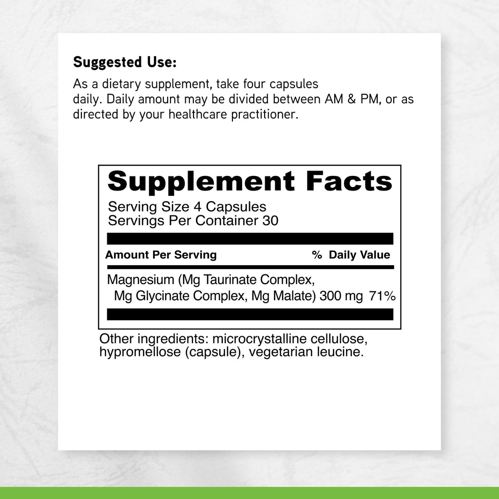DAVINCI Tri-Mag 300, 120 Capsules (30 Servings)