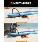 OutdoorMaster Shark 3 Paddle Board Pump Electric 74Wh- 3'50" Fast Inflation