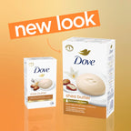 Buy now Dove Beauty Bar Soap Shea Butter, 8 Bars for Nourished, Radiant Skin, Enriches Skin 3.75 oz at indiglob india