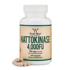 Nattokinase 2,000 FU, Cardiovascular + Blood Pressure Support, 120 Capsules | Blood Flow + Circulation Support, Fibrinolytic Enzyme, Nattokinase Supplement, Two Capsules for 4000 FU, Third-Party Tested