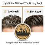 Seattle Pomade Co. USDA Certified Organic Pomade. Medium Hold & High Shine, Hair Styling Formula Non GMO, Made with organic materials from around the world.