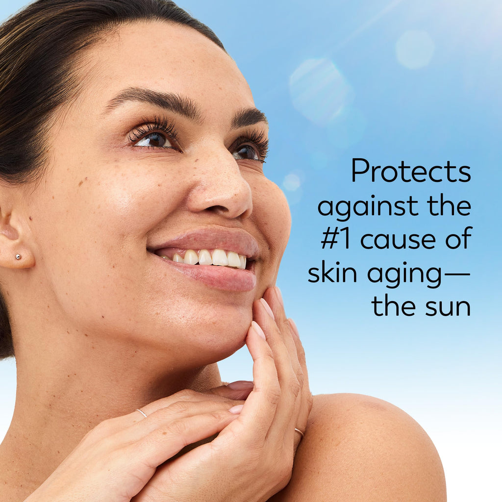 Olay Complete+ Face Moisturizer with Sunscreen SPF 40, For Sensitive Skin, Broad Spectrum Sun Protection, Fragrence-Free - No White Cast on All Tones, Nourishes Moisture Barrier - Ceramides, 6 Oz