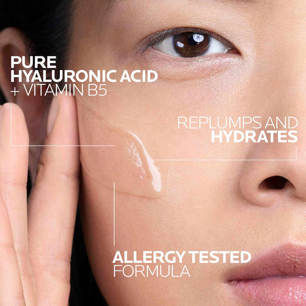 Buy now La Roche-Posay Hyalu B5 Pure Hyaluronic Acid Serum for Face, Vitamin B5 + Hyaluronic Acid + Madecassoside, Hydrating Serum Visibly Plumps Skin, Sensitive Skin Safe, Anti Aging, Oil-Free at indiglob india