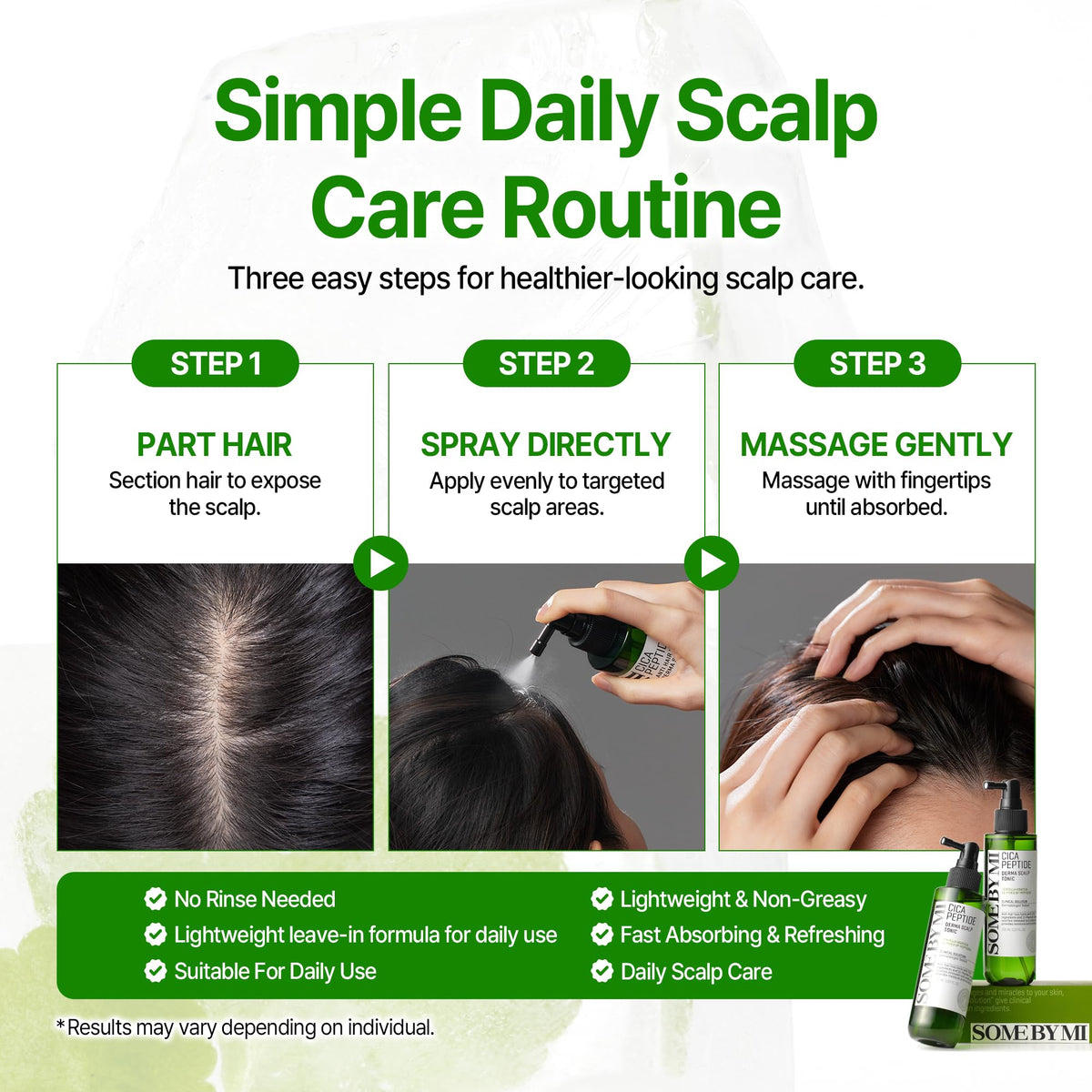 SOME BY MI Cica Peptide Derma Scalp Tonic 5.07 fl oz