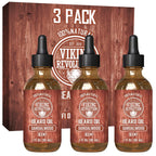 Buy now Viking Revolution Beard Oil with Clary Sage for Men - Natural Blend with Argan and Jojoba Oils for Softening, Strengthening, and Moisturizing at indiglob india