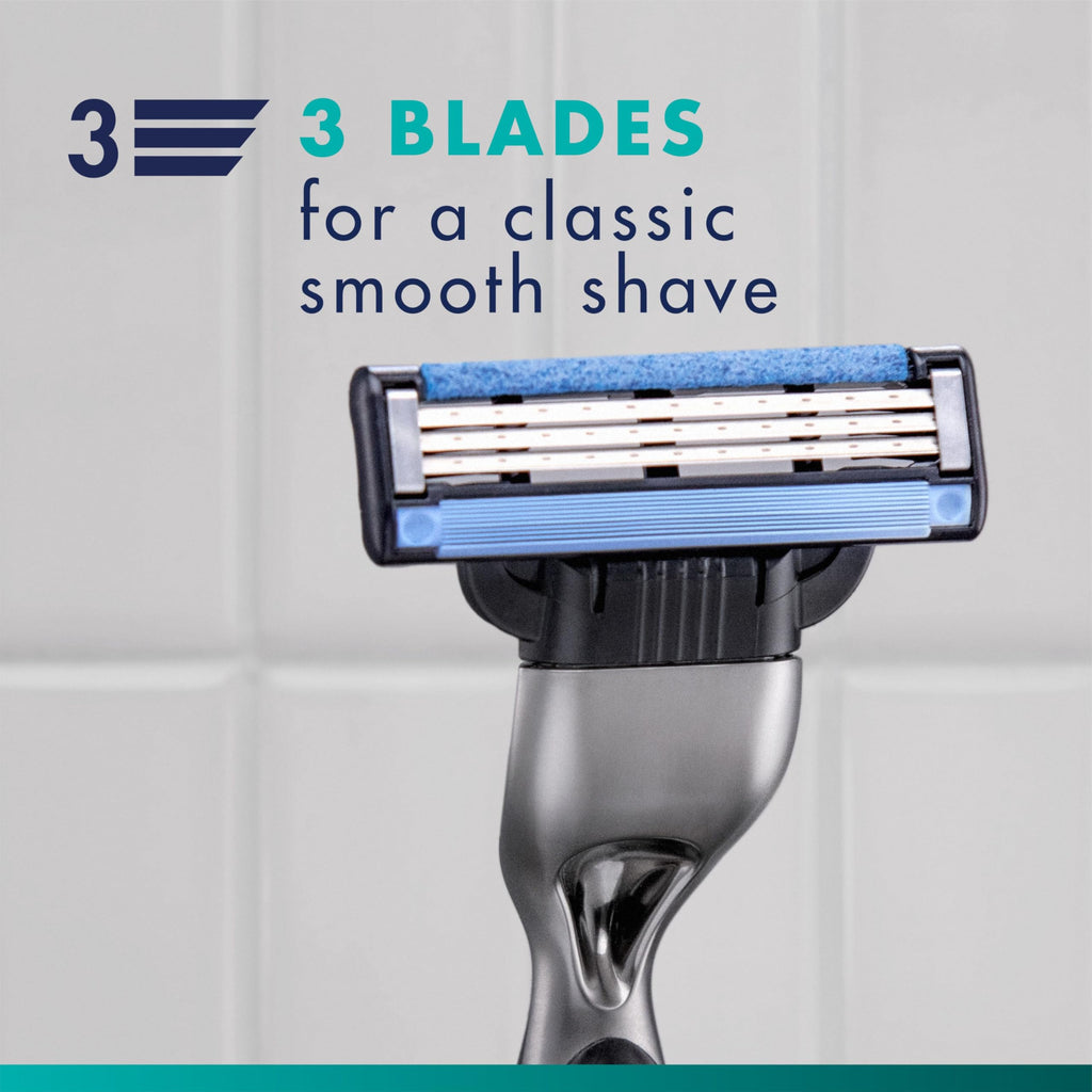 Gillette Mach3 Razor Refills for Men, 12 Razor Blade Refills
