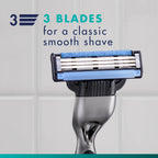 Gillette Mach3 Razor Refills for Men, 12 Razor Blade Refills