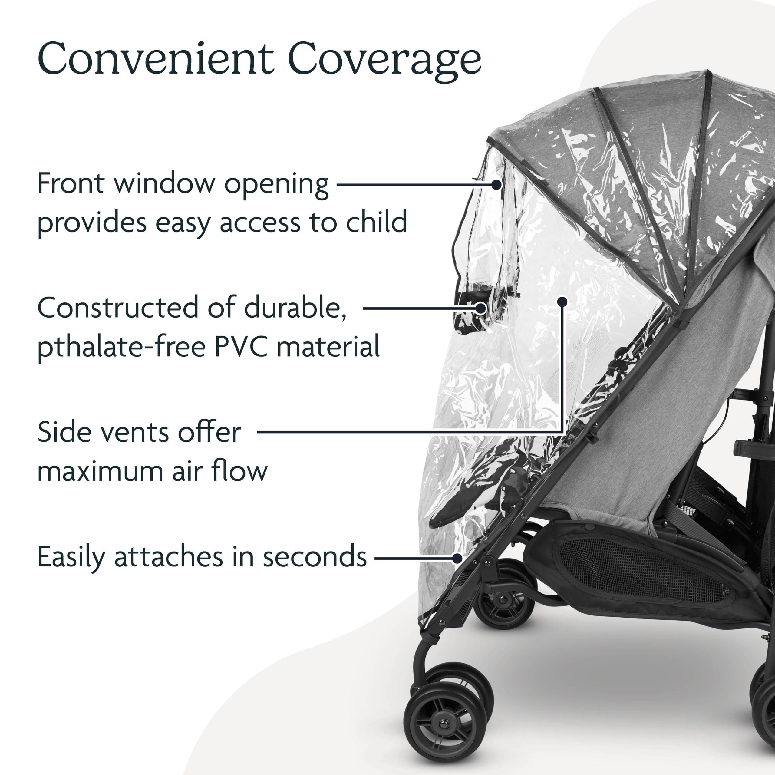 Buy now UPPAbaby G-Link and G-Link V2 Rain Shield Waterproof and Windproof Coverage Ventilated Design Quick Attachment Easy Access to Child at indiglob india