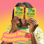 Gruns Kids Multivitamin Kids Greens Gummies, 28 ct | Daily Supplement with Vitamins, Minerals, Adaptogens, and Prebiotic Fiber