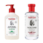 THAYERS pH Balancing Daily Cleanser, Face Wash with Aloe Vera, Gentle and Hydrating Skin Care for Dry, Oily, or Acne Prone Skin, 8 FL Oz.