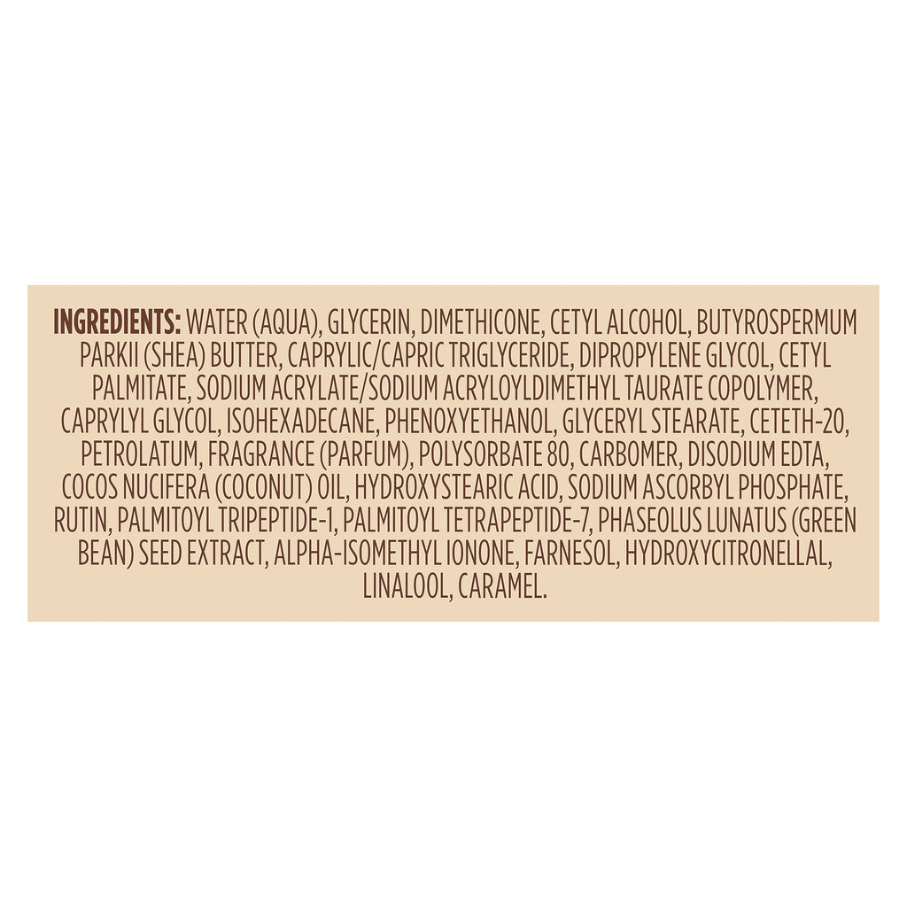 Vaseline Radiant X Deep Nourishment Body Cream 100% Pure Shea Butter, Coconut Oil, Vitamin C, & Peptides 10 oz (Pack of 6)