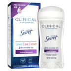Buy now Secret Clinical Strength Antiperspirant Deodorant for Women, 3X Stress Protection, 72hr Sweat & Odor Protection, PH Balancing Minerals, Clear Gel, Clean Lavender Scent, 2.6 oz at indiglob india