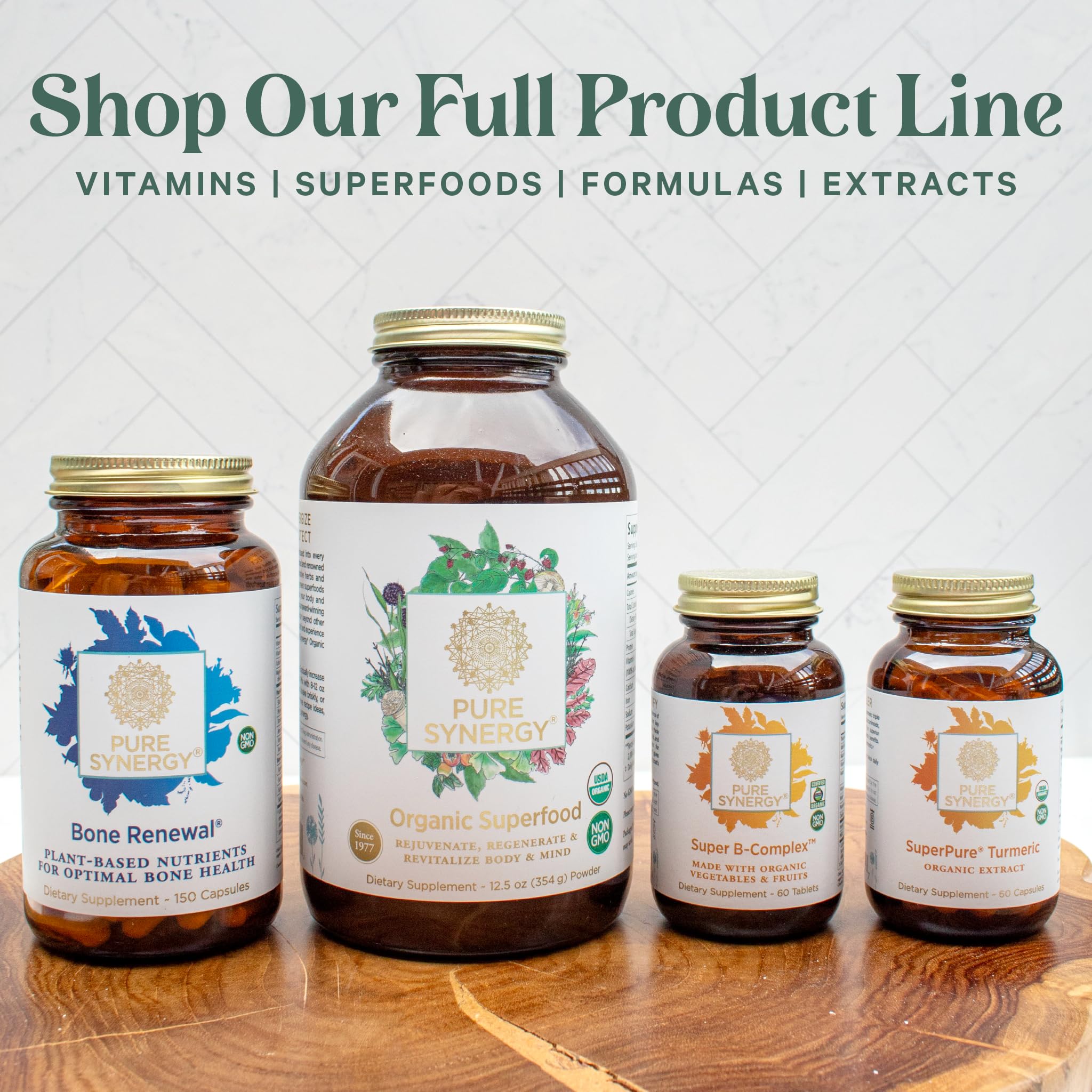 Pure Synergy Pure Radiance C Organic Vitamin C Capsules (90 Capsules) | 100% Natural, Whole Food, Non-GMO Supplement with Organic Camu Camu, For Immune & Collagen Support