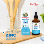 MaryRuth's Organic Liquid Zinc Supplement, Immune Support, Antioxidant, 4oz | Immune Support, Skin Health, Antioxidant, Cellular Metabolism, Zinc Sulfate