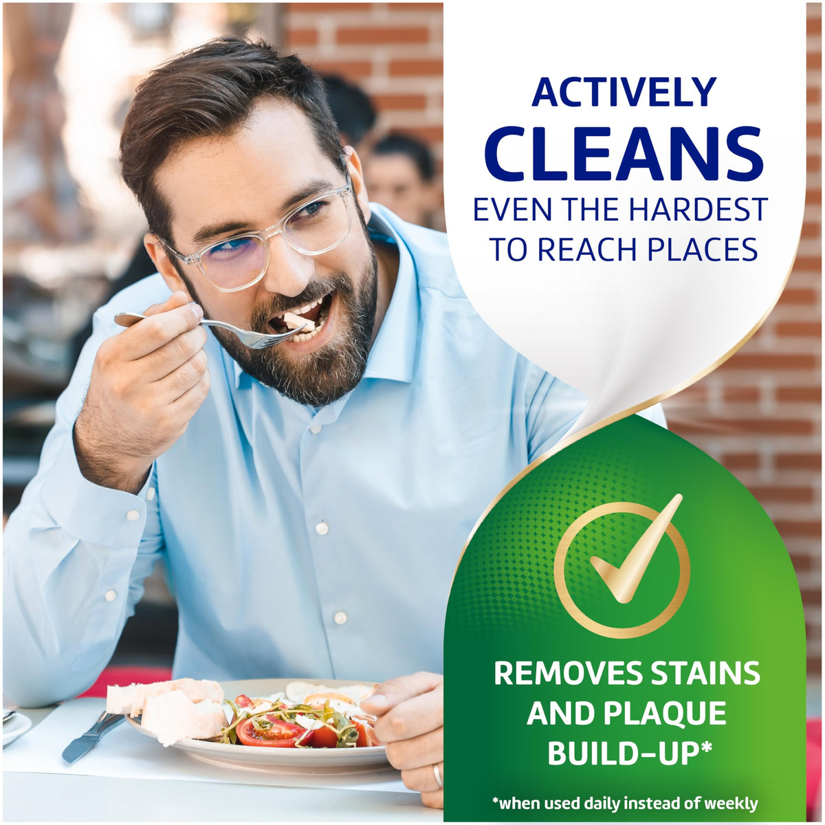 Polident 3 Minute Antibacterial Retainer Cleaner Tablets, 90 Count (2 Pack)