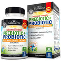 Advanced Prebiotics & Probiotics for Women & Men, 30 Capsules | Digestive Enzymes, L. Reuteri, Inulin Fiber for Immune, Digestive and Gut Health Support - Non-GMO, Gluten-Free, Dairy-Free