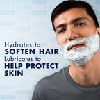 Gillette Series 3X Action Shave Gel, Moisturizing Twin Pack (7 Ounce Each) (Pack of 3)