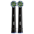 Buy now Oral-B CrossAction Electric Toothbrush Replacement Brush Head Refills, Black, 2 Count at indiglob india