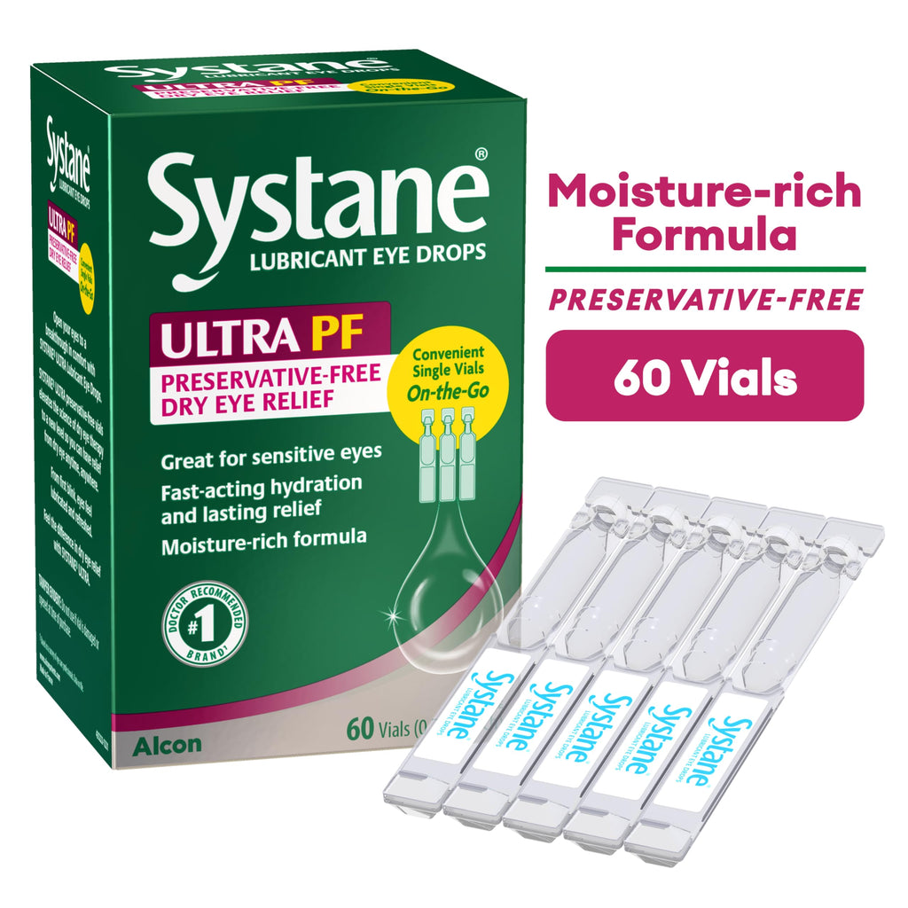 Buy now Systane Ultra Lubricant Eye Drops, 60 Count (Pack of 1), (Packaging may vary) at indiglob india