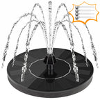 Mademax 1W Solar Bird Bath Fountain Pump, Solar Fountain, Free Standing Floating Solar Powered Water Fountain Pump for Bird Bath, Garden, Pond, Pool, Outdoor