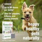 HomeoPet Nose Relief, Sinus Supplement for Dogs and Cats, 15 Milliliters