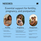 Needed. Multivitamin for Prenatal, Prenatal Multi Essentials Capsule | Pregnancy, Breastfeeding, Postpartum, Expertly-Formulated & Third-Party Tested, Citrus Scent Insert, 30-Day Supply