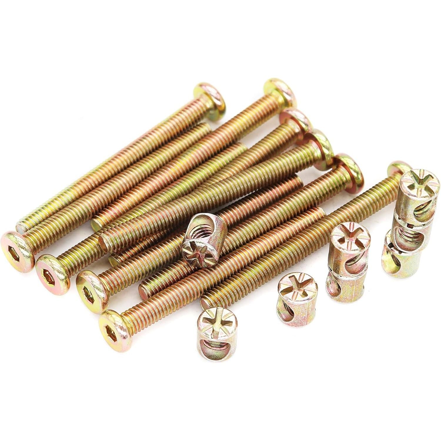 Buy now binifiMux 10-Pack M6 x 90mm Hex Allen Head Furniture Crib Baby Bed Bolt and Barrel Nuts, for Bunk Bed Chairs Cots Headboard 10-Pack M6 x 50mm at indiglob india