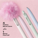 uniball™ The Elle Pen Set, Zento Gel Pens, Black Ink, 4 Count