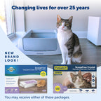 Buy now PetSafe ScoopFree Disposable Crystal Cat Litter Tray - Easy Cleaning Box - Refill Tray for Electric Litter Box - Fragrance Free - 4.3 lb Bags - 6 Pack at indiglob india