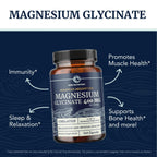 Magnesium Glycinate 400mg, High Absorption, Sleep, Calm & Muscle Support | Muscle Relaxation Heart Bone & Nerve Support for Women & Men, Chelated Magnesium Glycinate Supplement, Non-GMO, 120 Capsules