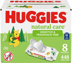Buy now Baby Wipes, Huggies Natural Care Sensitive Baby Diaper Wipes, Unscented, Hypoallergenic, 1 Flip-Top Packs (56 Wipes Total) at indiglob india