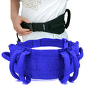 Buy now Gait Belt Walking Transfer Belt with 6 Plastic Padded Caregiver Handles and Quick Release Buckle for Patient,Elderly Physical Therapy (Black) Blue at indiglob india