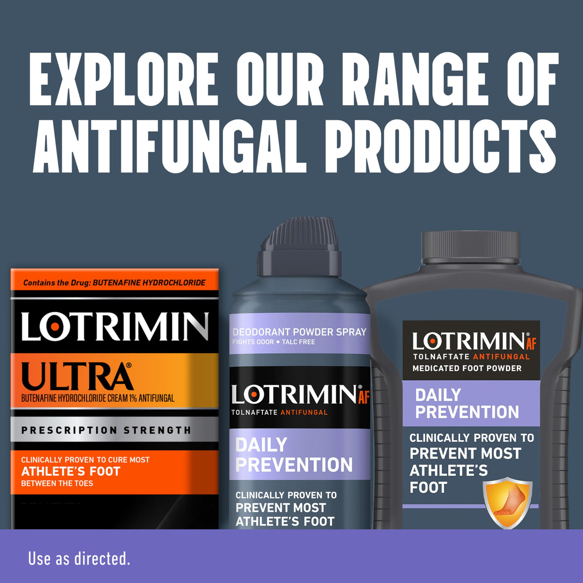 Lotrimin AF Athlete's Foot Daily Prevention Deodorant Powder Spray, 4.6 Ounce