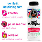 SoCozy Curl Shampoo | For Kids Hair | Ultra-Hydrating Cleanser | No Parabens, Sulfates, Synthetic Colors or Dyes, Sweet-Crème, 10.5 Fl Oz