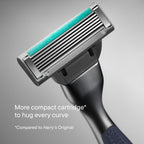 Harry's Plus Razor Refills - 10 Razor Blade Cartridges | Compact Cartridge Design for Precise Control - Shaving Kit for Men - Only Compatible with Harry's Plus Handles