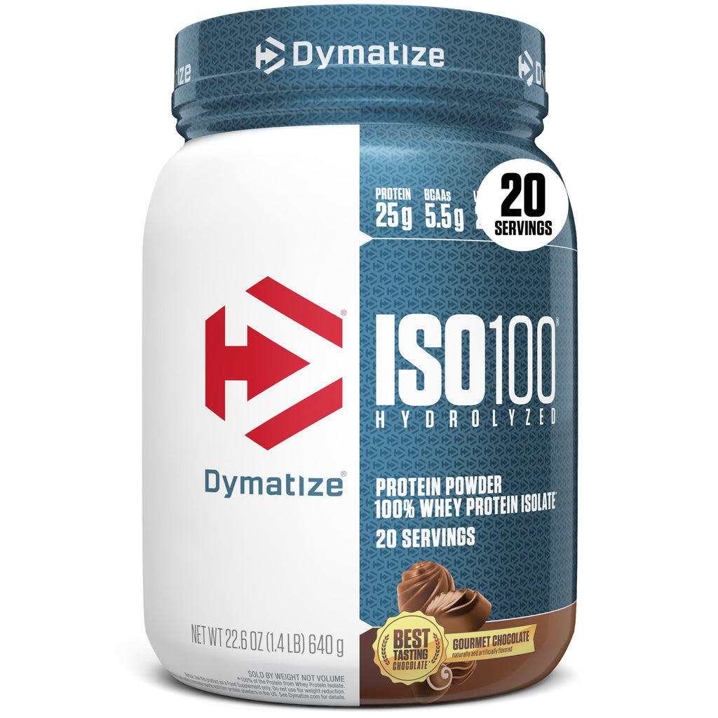 Buy now Dymatize ISO100 Whey Protein Powder Isolate, Gourmet Chocolate, 25g of Protein, 5 Pound, 5.5g BCAAs, Less Than 120 Cal., Gluten Free, 1g Fat, 1g Sugar, 2g Carb (71 Servings) at indiglob india