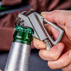 YUSUD 2 Pack Permanent Match Infinity Lighter with Multitool Keychain Bottle Opener, Reusable Waterproof Match Strike Anywhere, Forever Flint Fire Starter for Outdoor Survival, for Men