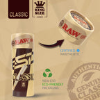 RAW Cones Classic King Size 109mm - 100 Pack - Pre Roll Rolling Paper