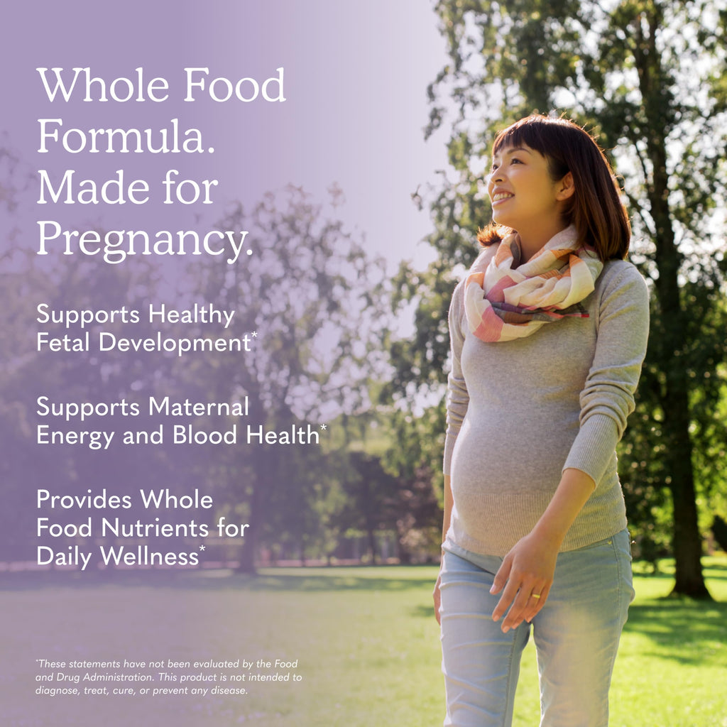 Garden of Life Organics Prenatal Once Daily with Folate, Vitamin C, B6, B12 & D3 – Prenatal Vitamins for Women with Energy Metabolism Support for Healthy Fetal Development, Non-GMO, Vegan, 30 Tablets