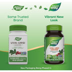 Buy now Nature's Way Uva Ursi Leaves, Traditional Urinary Support*, 1,110 mg per 3-Capsule Serving, Non-GMO Project Verified, Herbal Dietary Supplement, Gluten Free, 100 Vegan Capsules (Packaging May Vary) at indiglob india