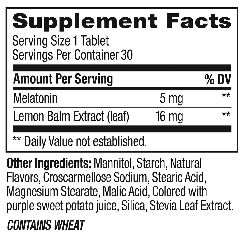 OLLY Extra Strength Sleep Fast Dissolve Tablets, 5mg Melatonin, Vegan, Strawberry - 30ct