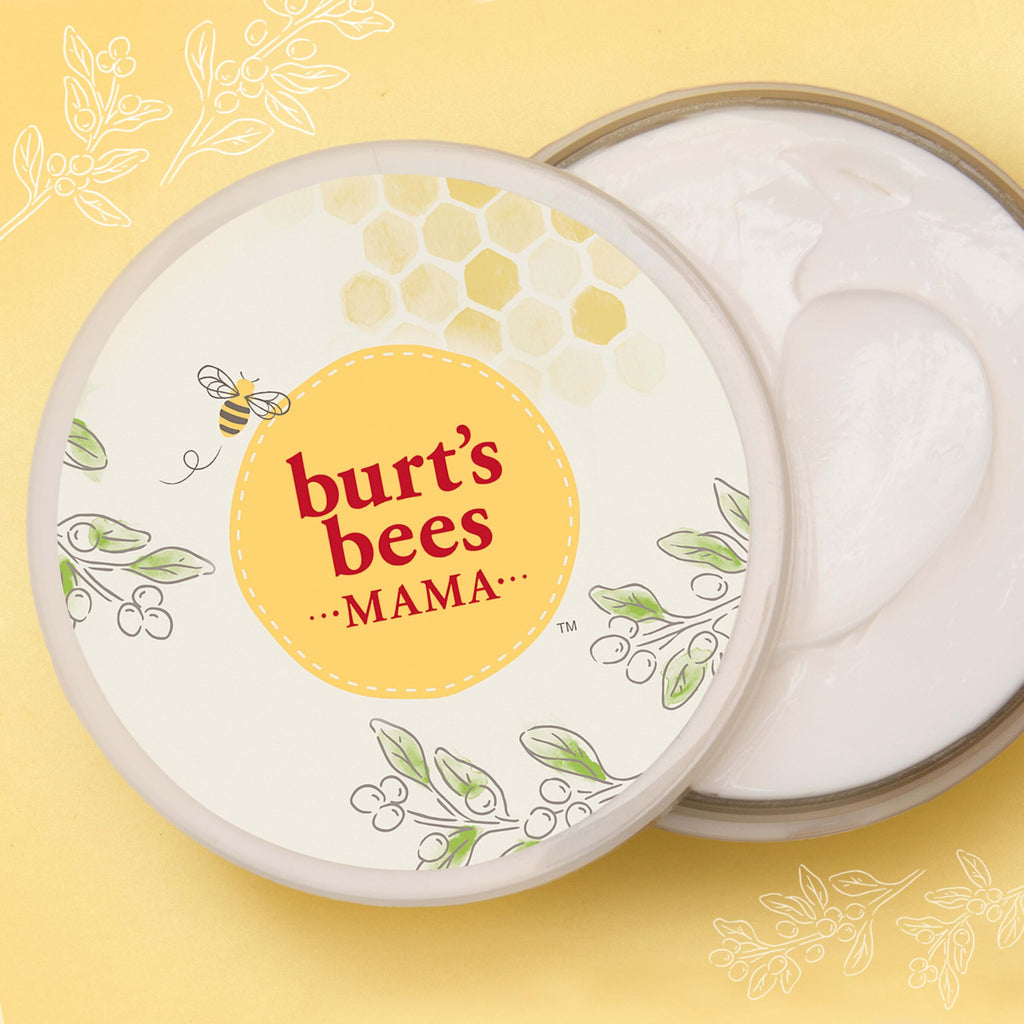 Burt's Bees Mama Belly Butter, 6.5 oz. | Stretch Mark Cream for Pregnancy Massages Body and Reduces Scar Appearance, Shea Butter & Vitamin E Rich Formula