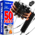 Holikme 50Ft Dryer Vent Cleaner Kit - Flexible Lint Brush for Deep Cleaning