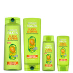 Garnier Fructis Sleek & Shine Shampoo and Conditioner Set for Dry, Frizzy Hair, Up to 72 Hours of Frizz Control, Smooths Flyaways & Boosts Shine, 22 + 21 Fl Oz (Packaging May Vary)